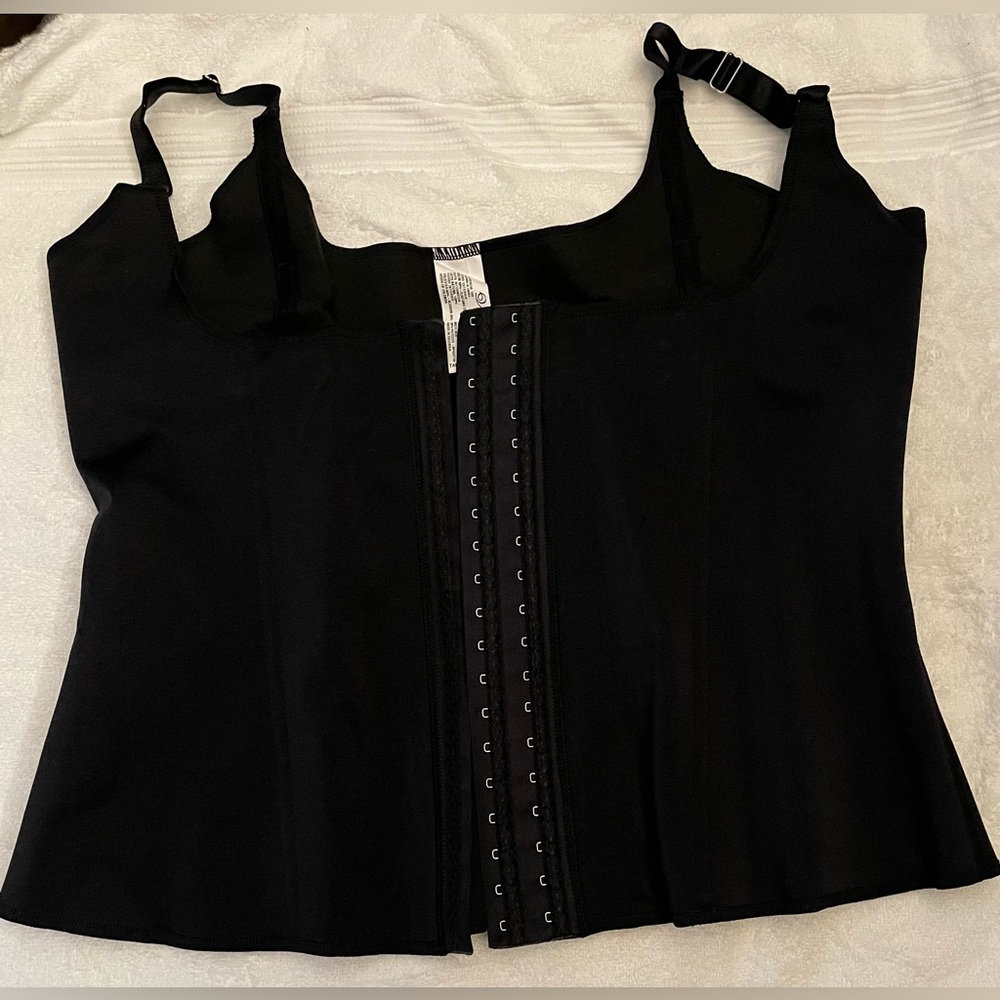 Black Vedette Waist Cincher/Trainer Size4x Full Back Coverage See Size Chart